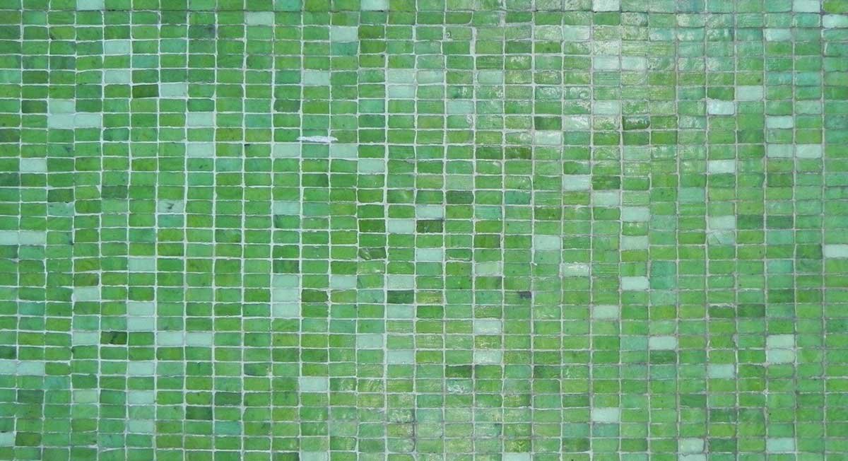 Green Tiles for Your Living Room
