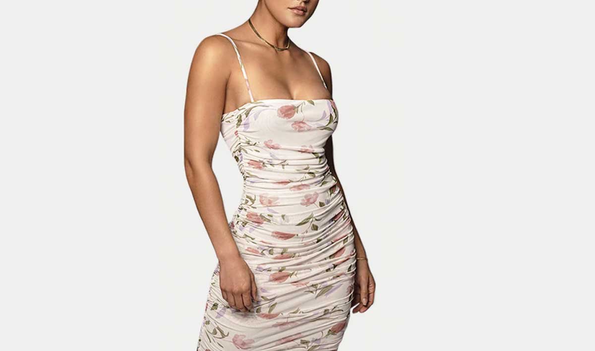 2. Ditsy Floral Bodycon Cami Dress