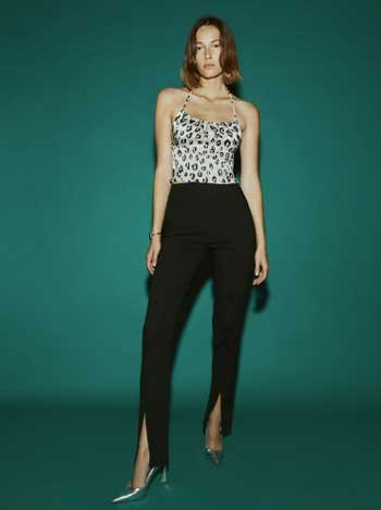 Reformation’s Fletcher Pant in Black