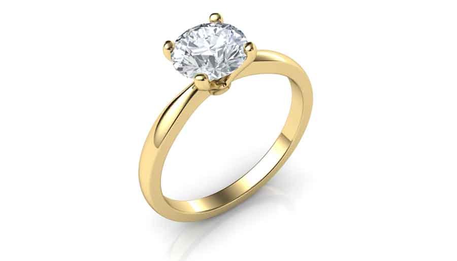 The favorite Solitaire diamond