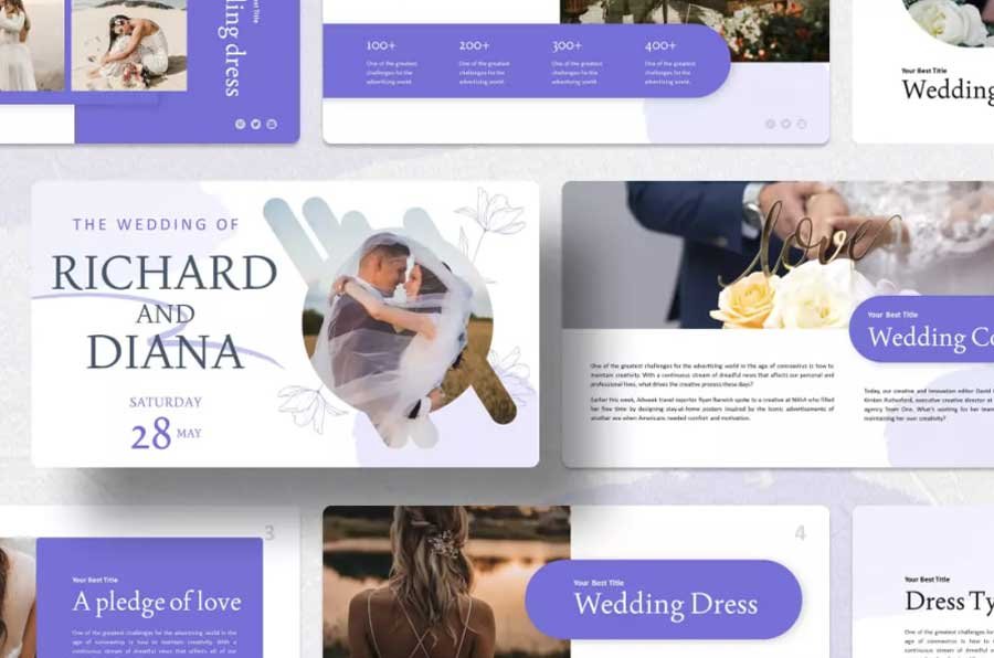 Wedding-Themed-Presentation-Template