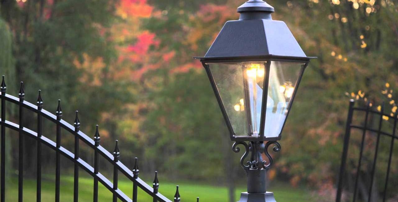 outdoor gas lamps