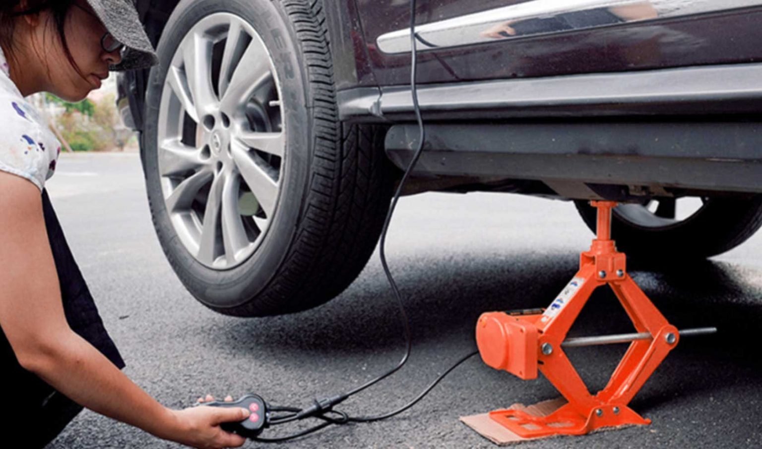 Use a Portable Car Jack