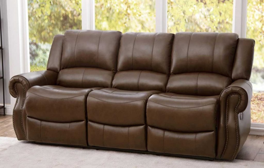 poly synthetic leather sofa