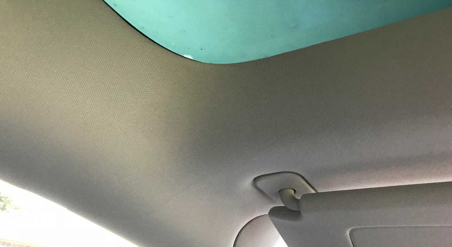 Car Roof Lining is Damage