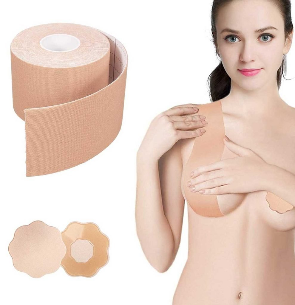 how to use boob tape