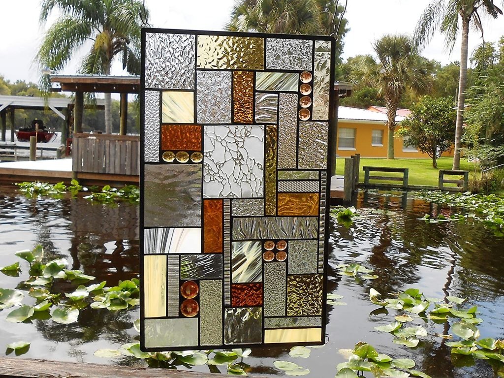 Stained Glass Window Panel