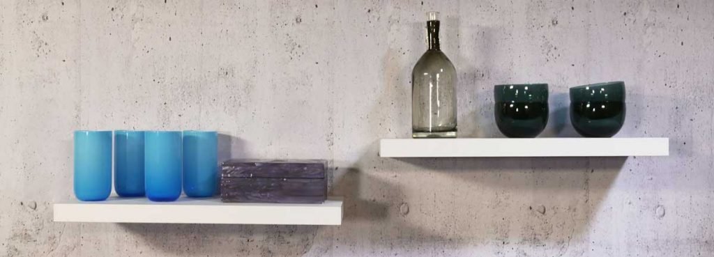 put shelves on the wall